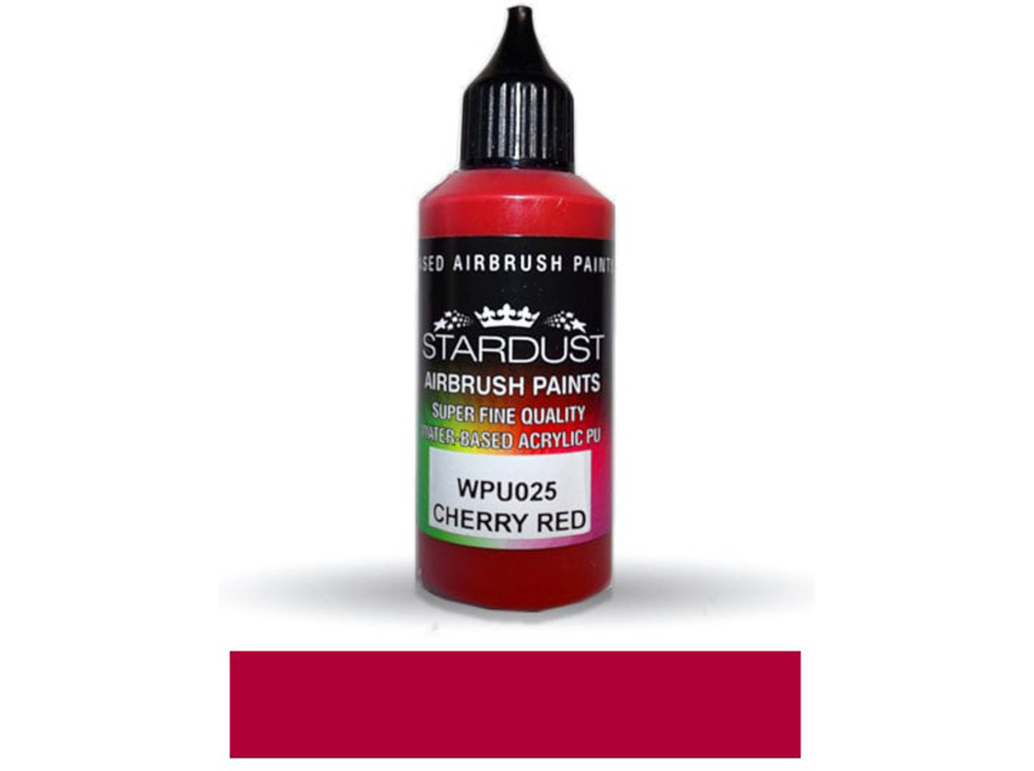 Stardust WPU025 Airbrush PU 1K RC Art Color CHERRY RED 60ml
