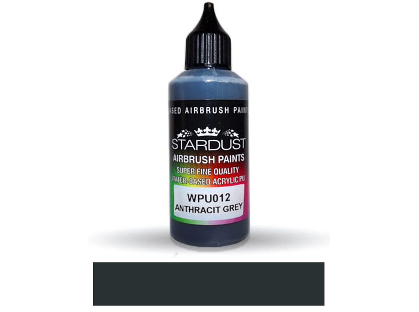 Stardust WPU012 Airbrush PU 1K RC Art Color ANTHRACIT GREY 60ml