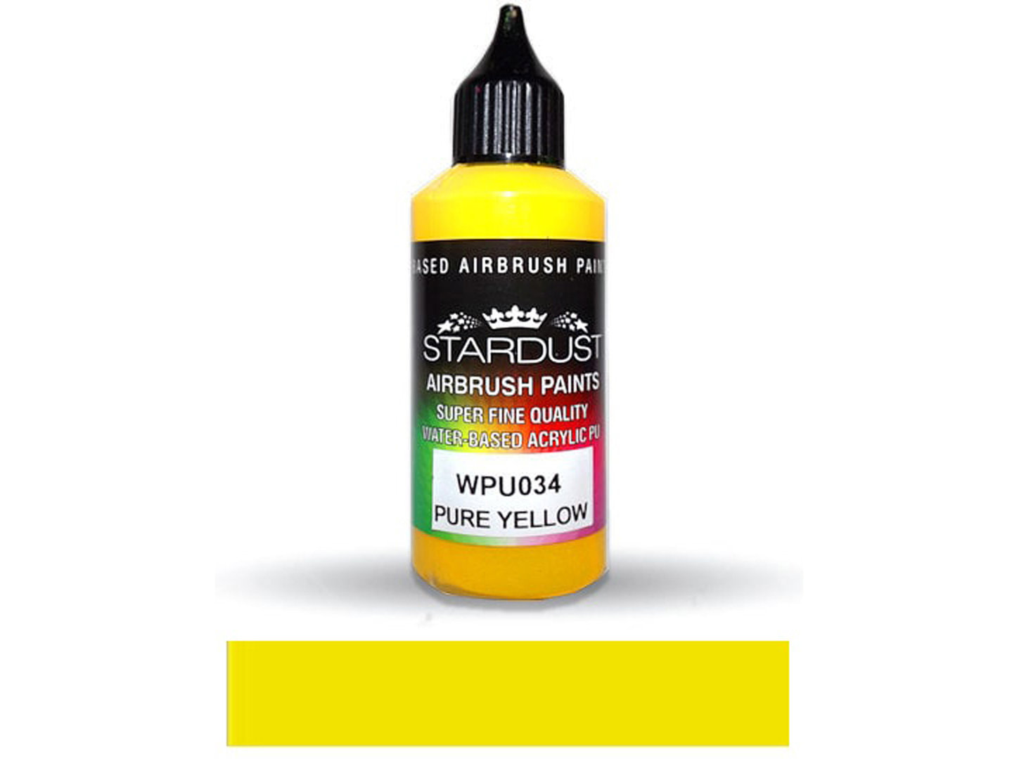 Stardust WPU034 Airbrush PU 1K RC Art Color PURE YELLOW 60ml