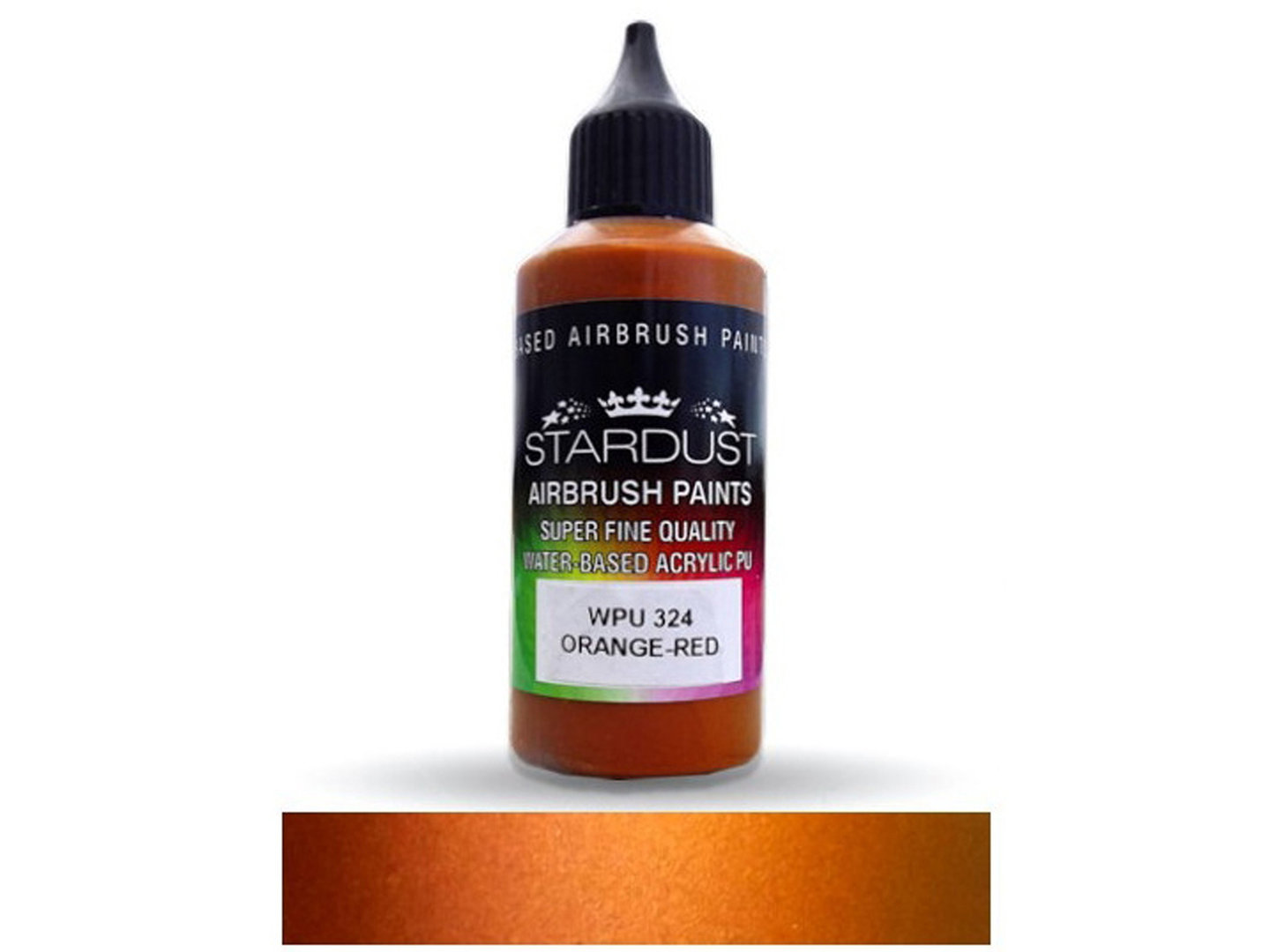 Stardust WPU324 Airbrush PU 1K RC CHAMELEON Color ORANGE-RED 60ml