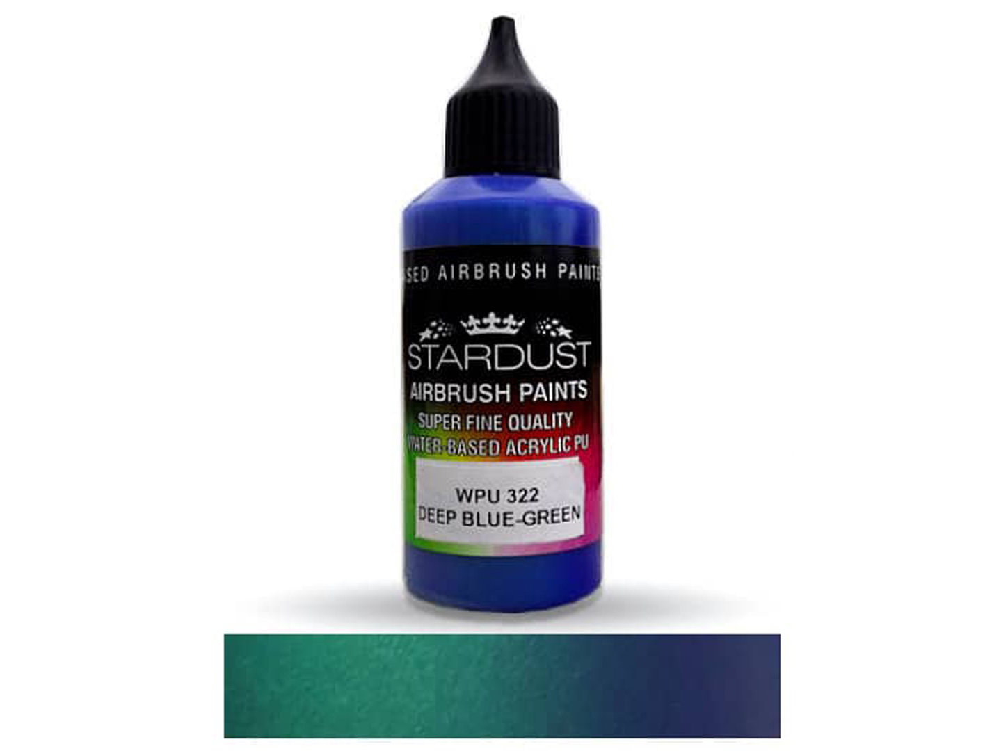 Stardust WPU322 Airbrush PU 1K RC CHAMELEON Color DEEP BLUE-GREEN 60ml