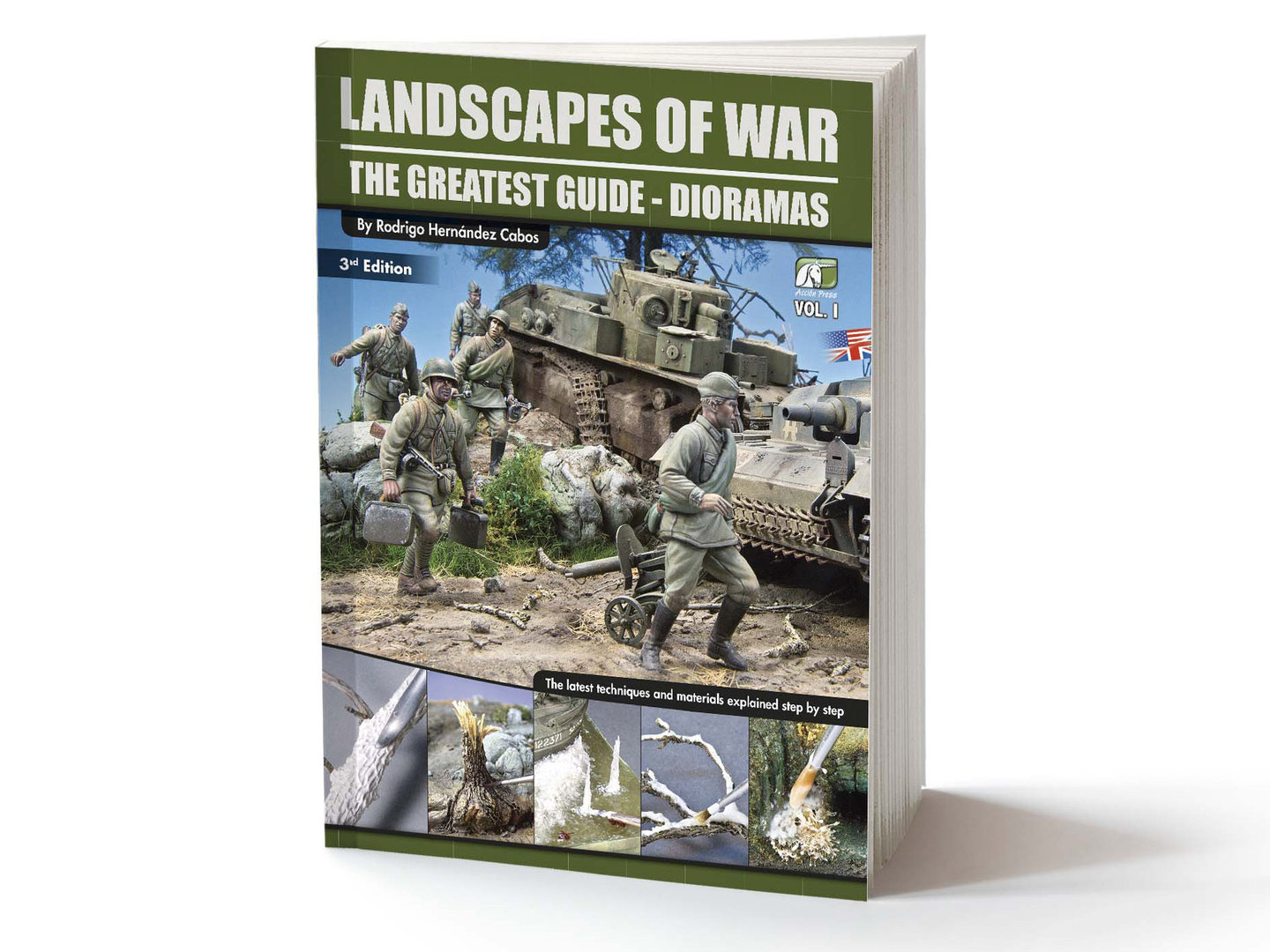 Vallejo 75004 Book: Landscapes of War Vol. 1 (112 pages) (EN)