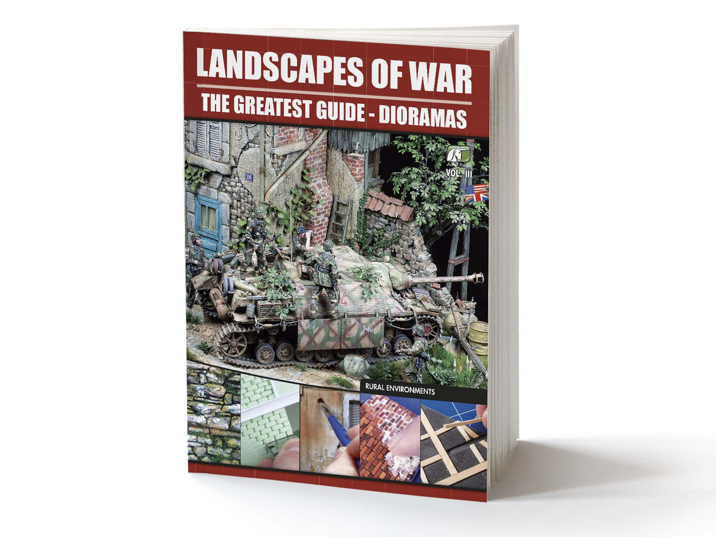 Vallejo 75034 Book: Landscapes of War Vol. 3 (160 pages) (EN)