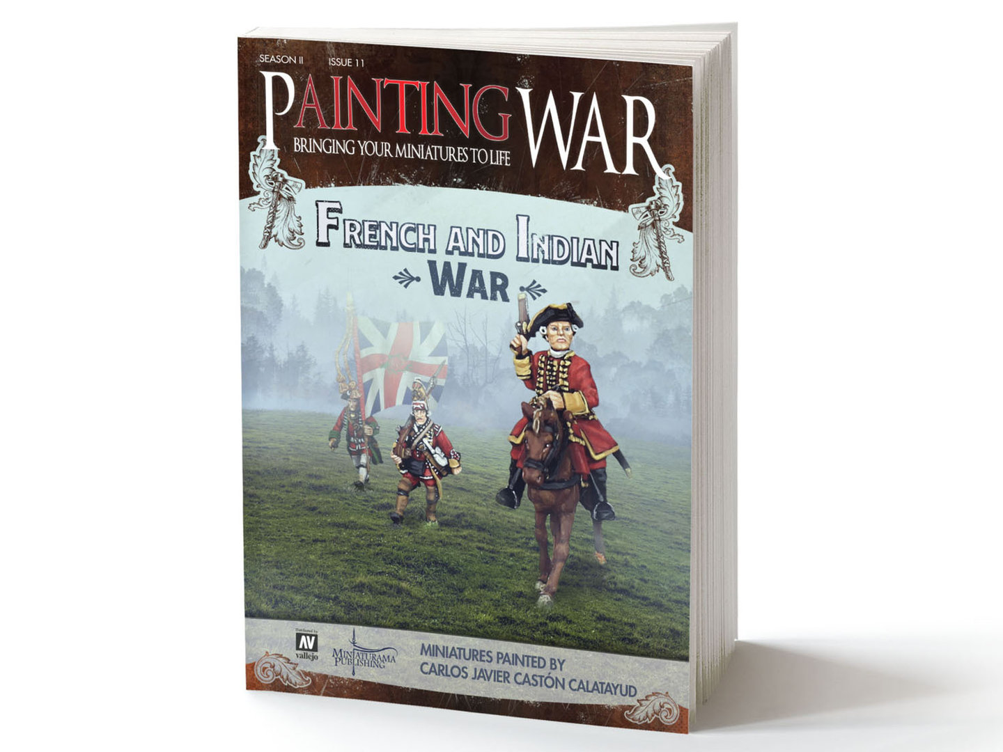Vallejo 75044 Book: Painting War French and Indian War (68 pages) (EN)